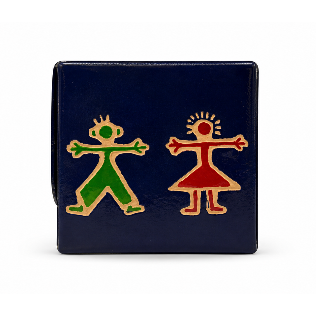 Harmony - Leather Coin Box in Blue