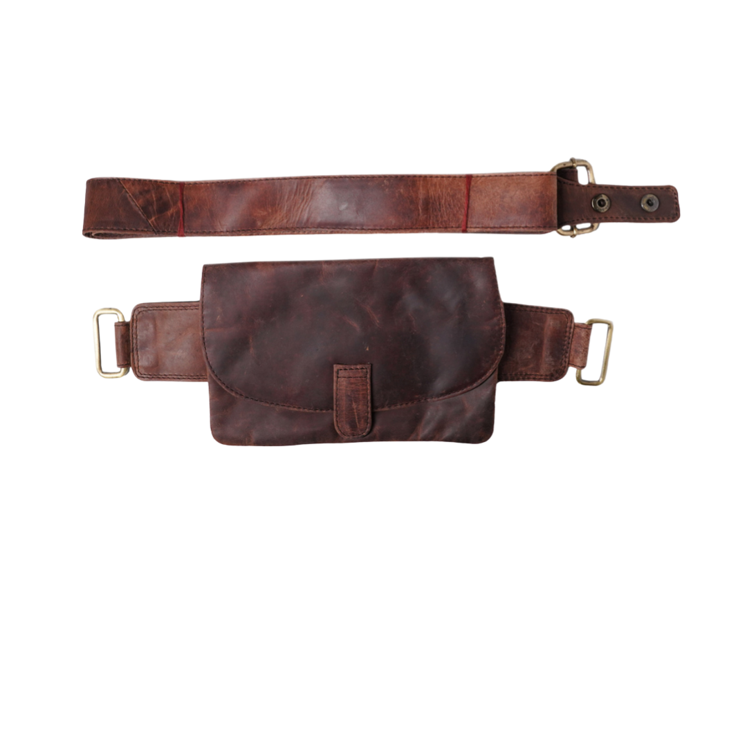 Belt Pouch - Hunter Leather