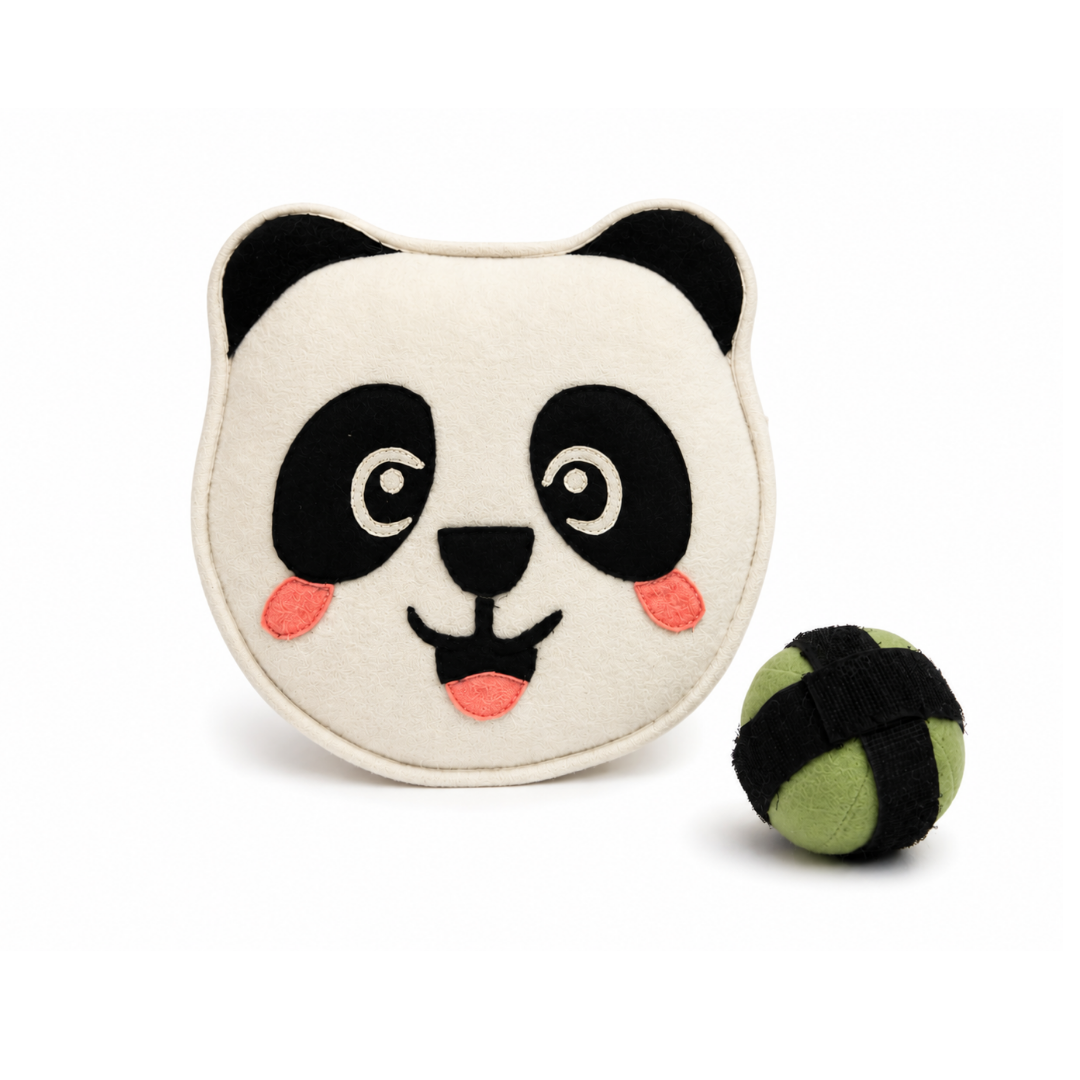 Panda Face - Critter Catch with ball