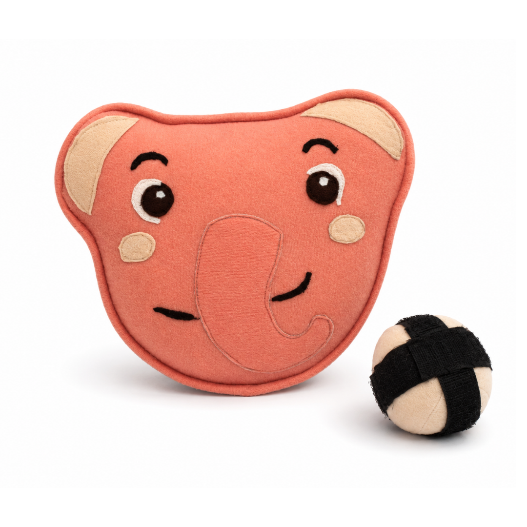 Elephant Face - Critter Catch with ball