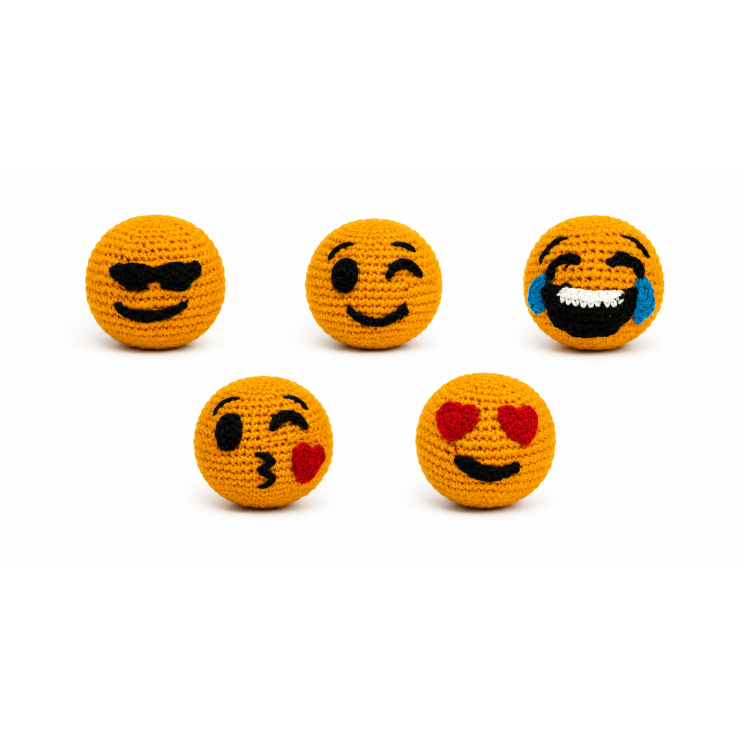 Emoji Crochet Sack Ball