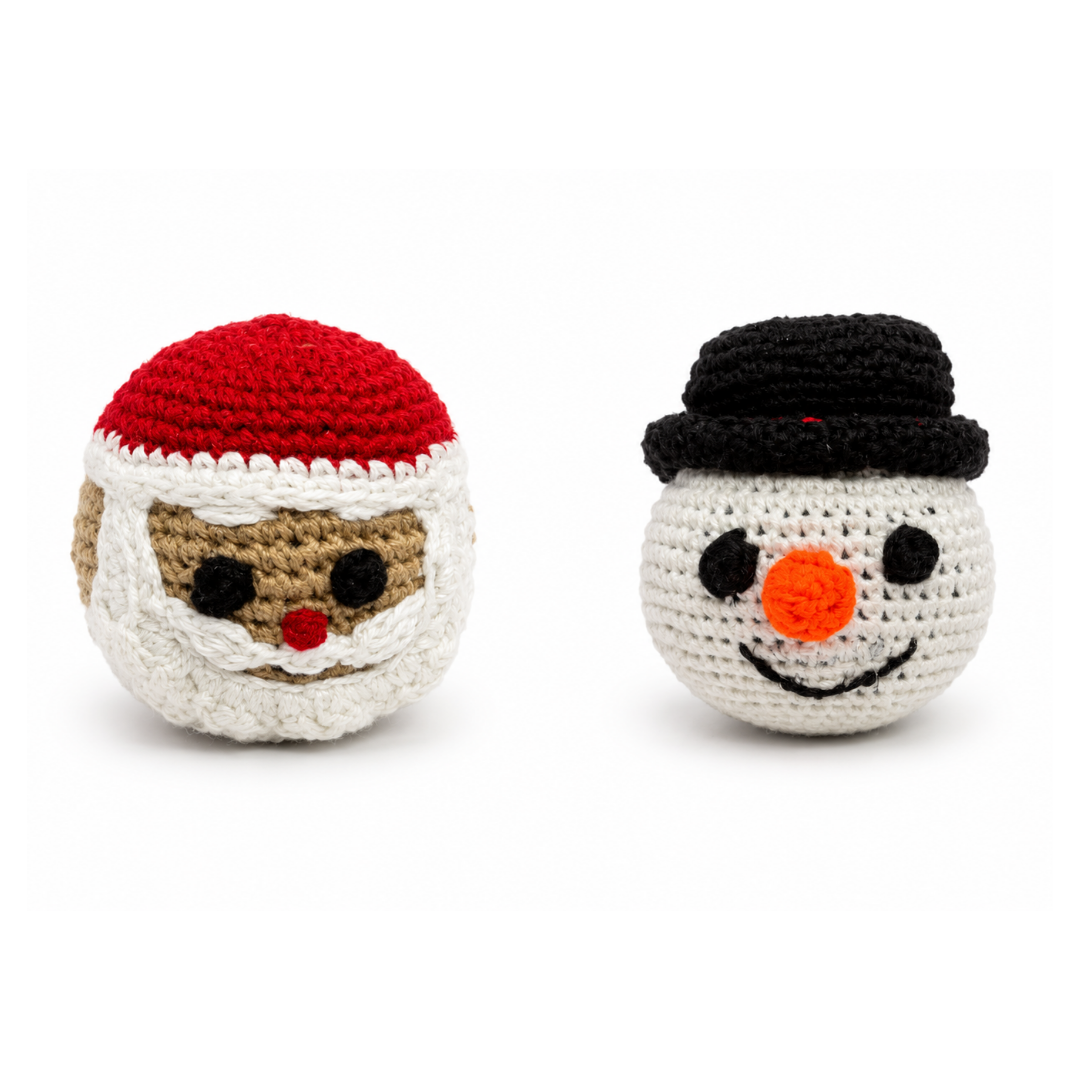 Christmas Crochet Sack Ball