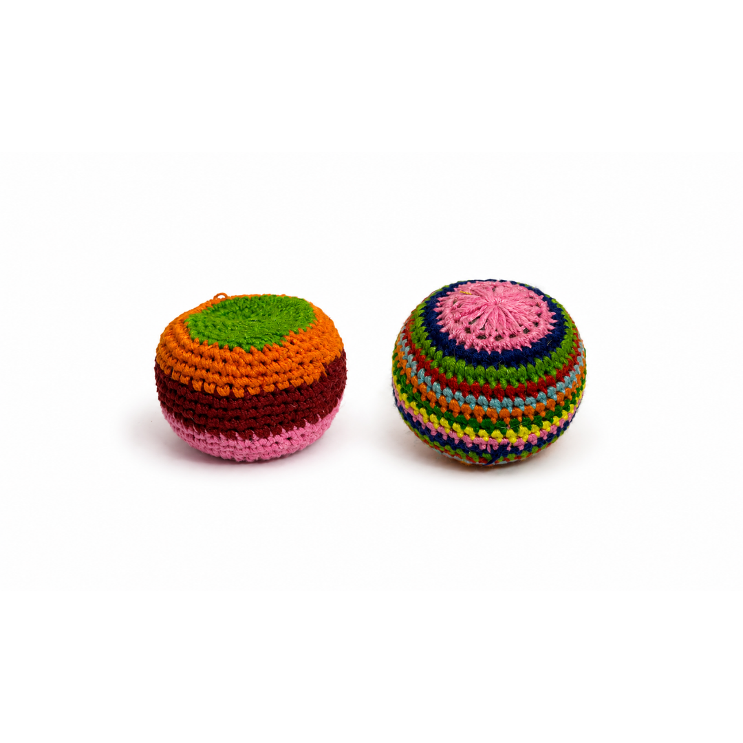 Multi Color Crochet Sack Ball